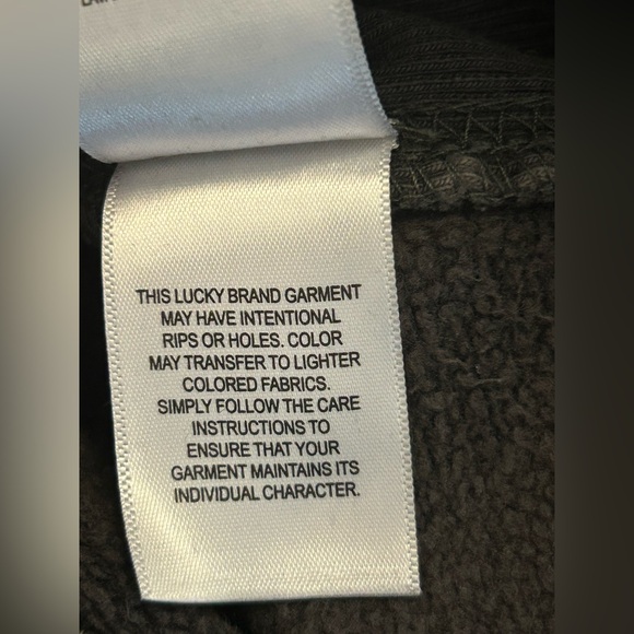 Lucky Brand AC/DC Graphic Crewneck Sweatshirt Small Washed Black (2022) - Picture 6 of 12